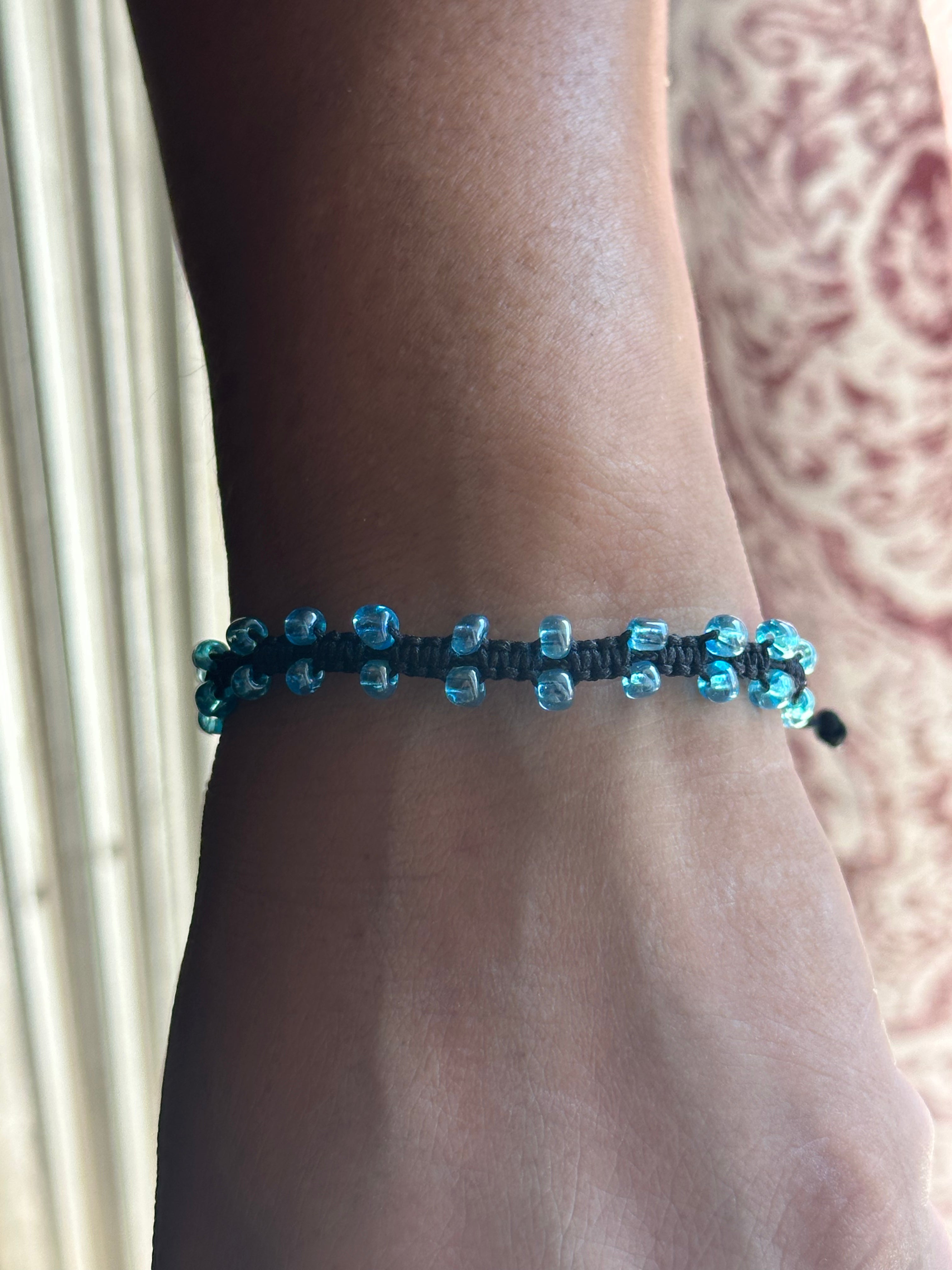 Blue Beads Bracelet