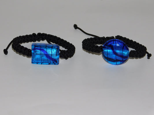 Blue Quartz Handmade Bracelet| Gift ideas| BFF| Nylon Bracelets | Waterproof