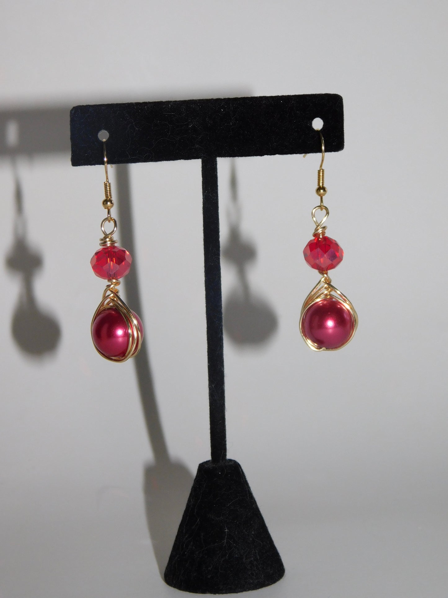 Cherry Red Earrings