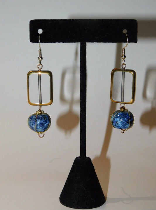 Sphere Quartz Earrings