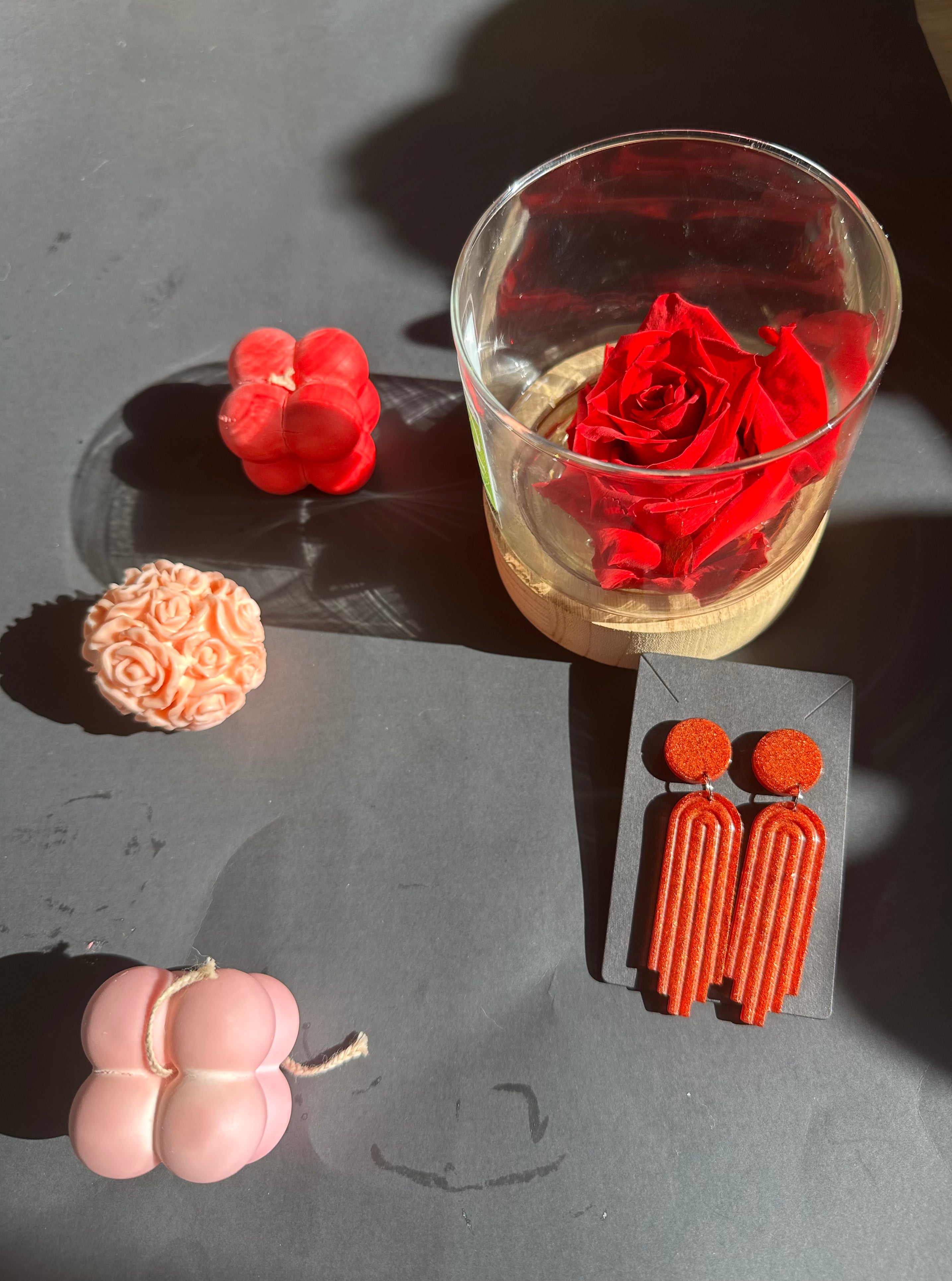 Pillar Valentine's Earrings