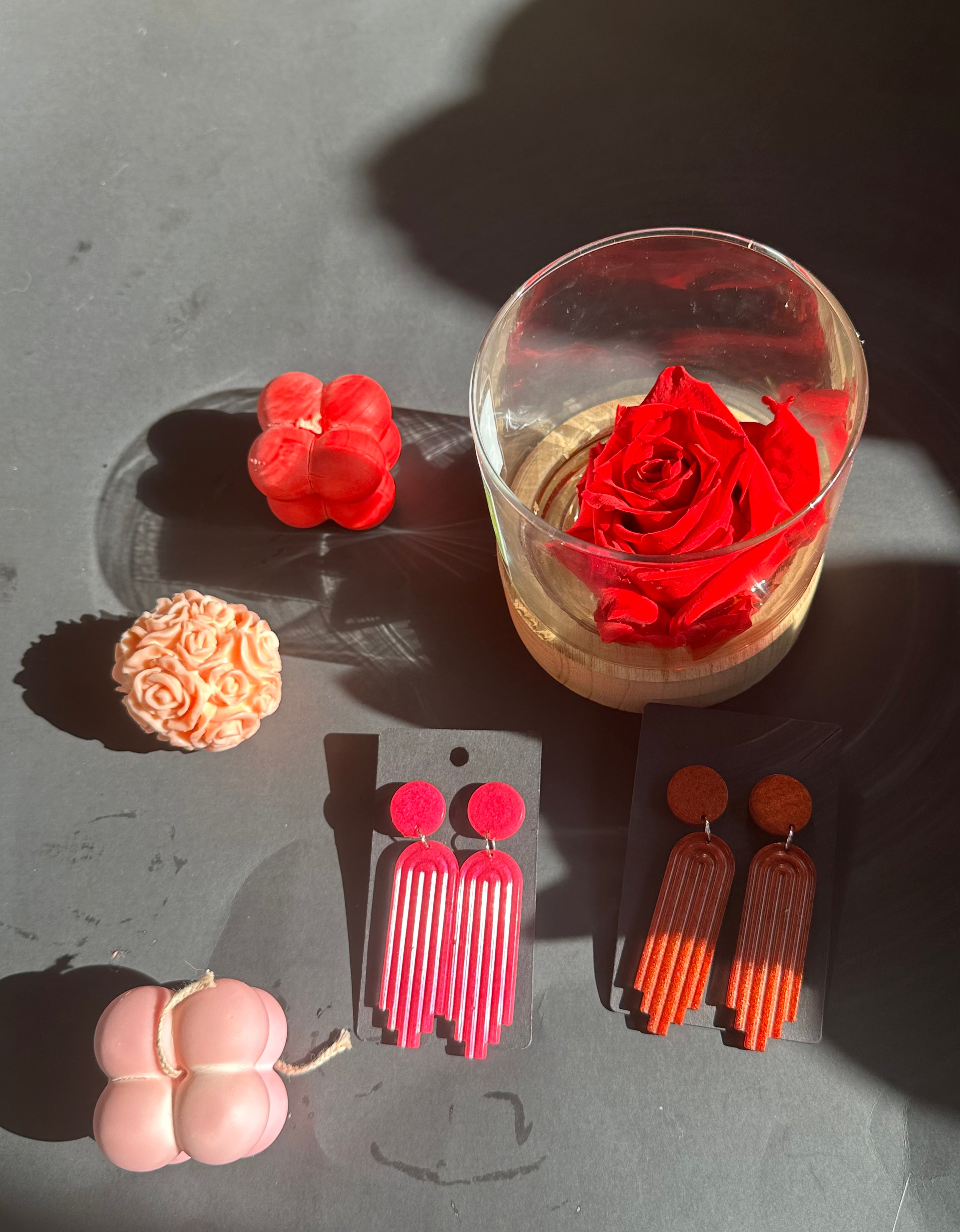 Pillar Valentine's Earrings