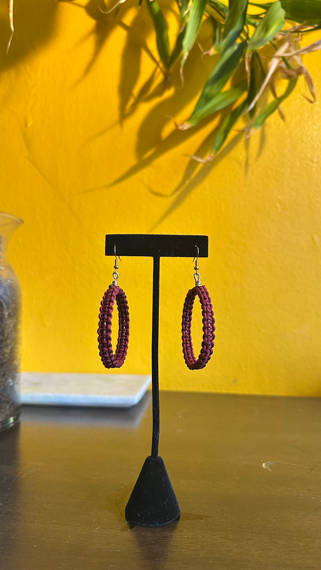 Burgundy Hoops