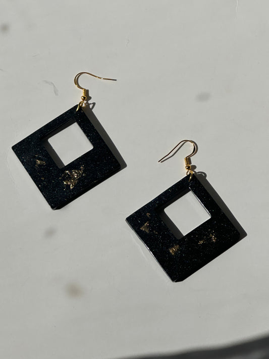 Triangle Resin Earrings