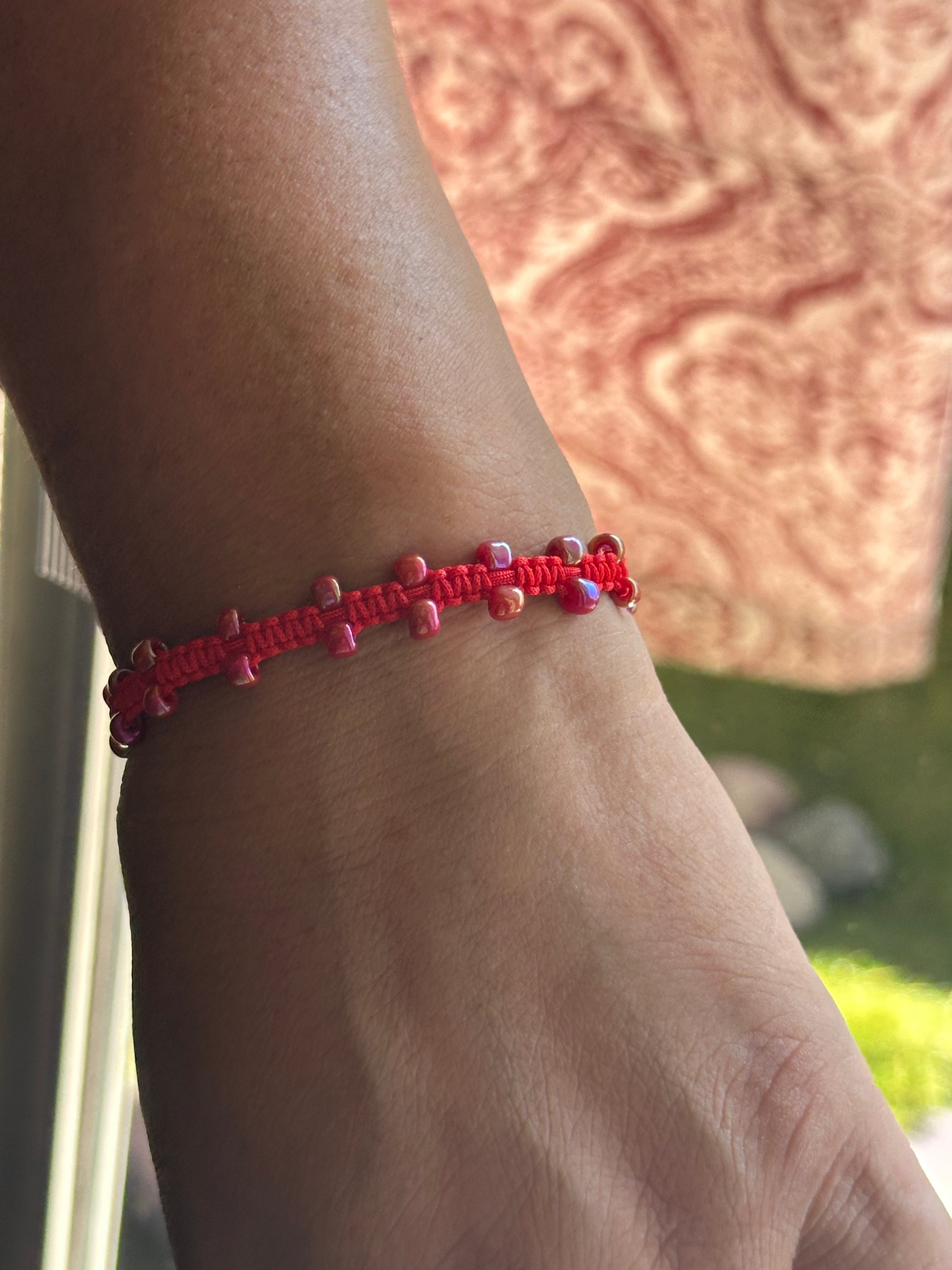 Red Beads Bracelet
