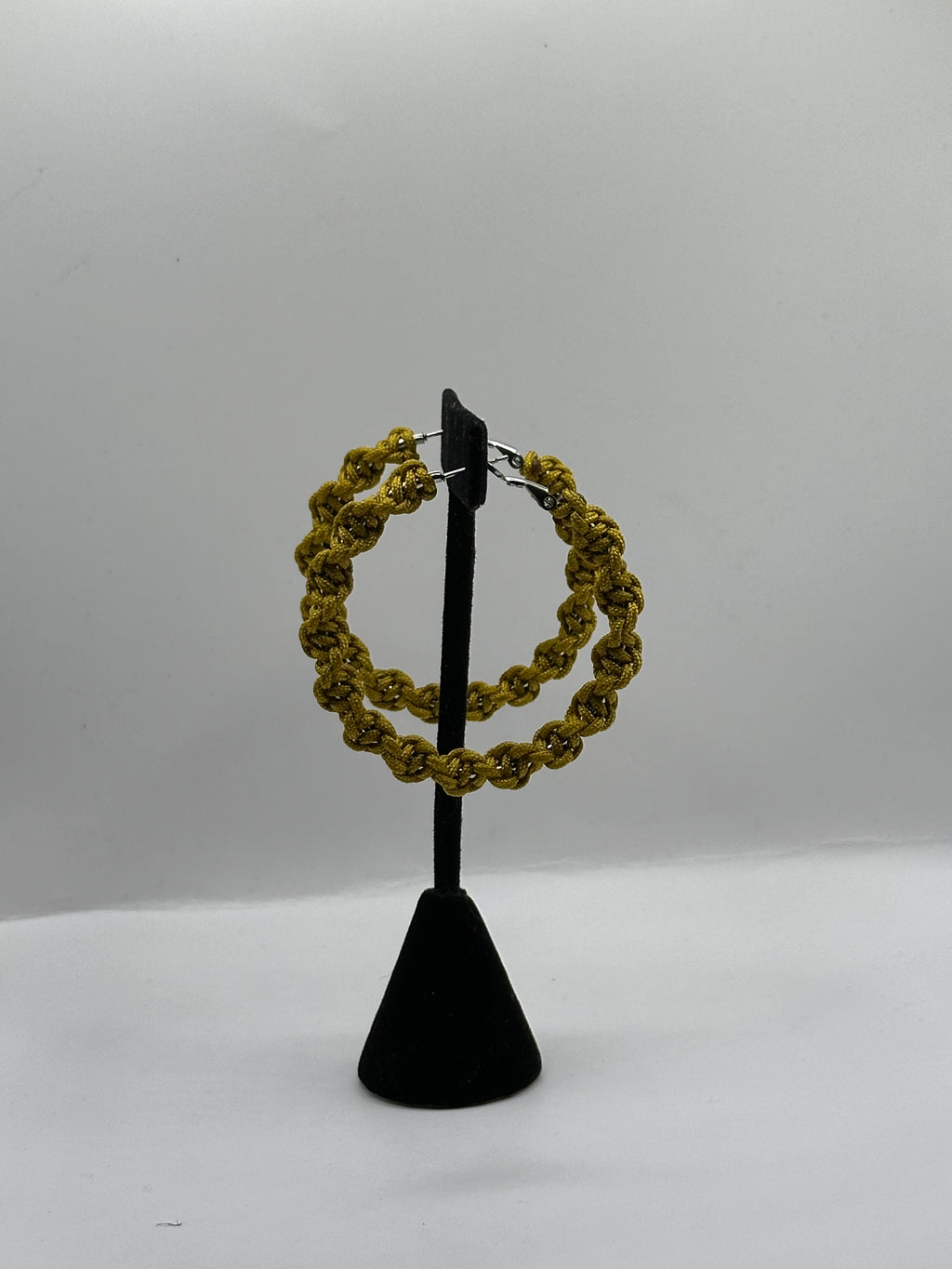 Old Gold Twisted Hoops