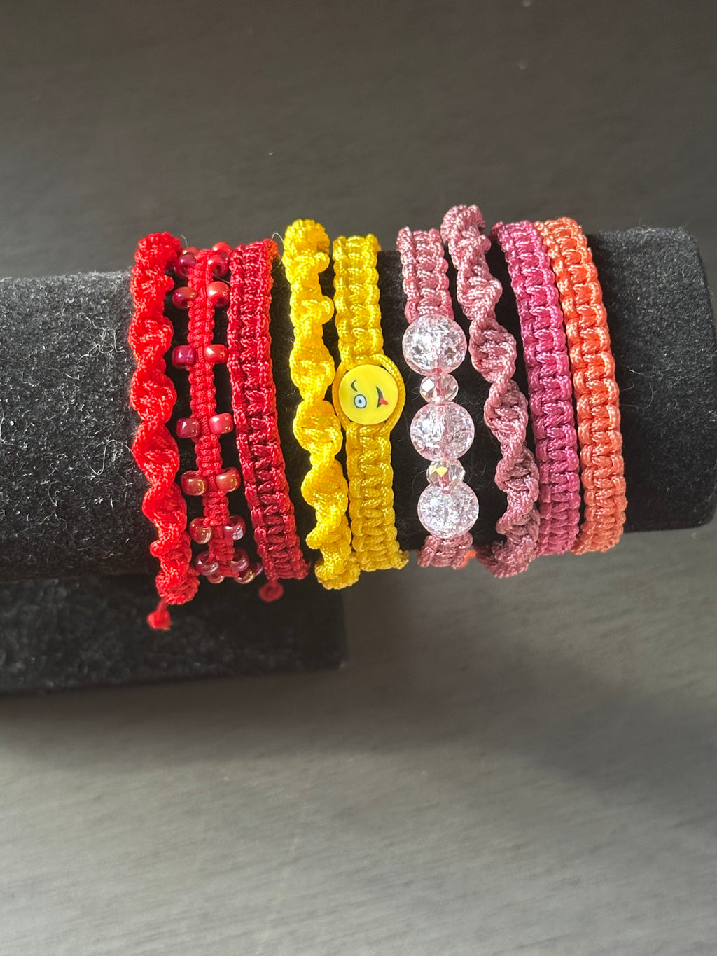 Happy Vibes 9 Pack Bracelet Bundle