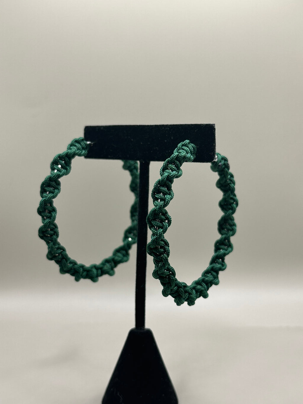 Evergreen Christmas Hoops