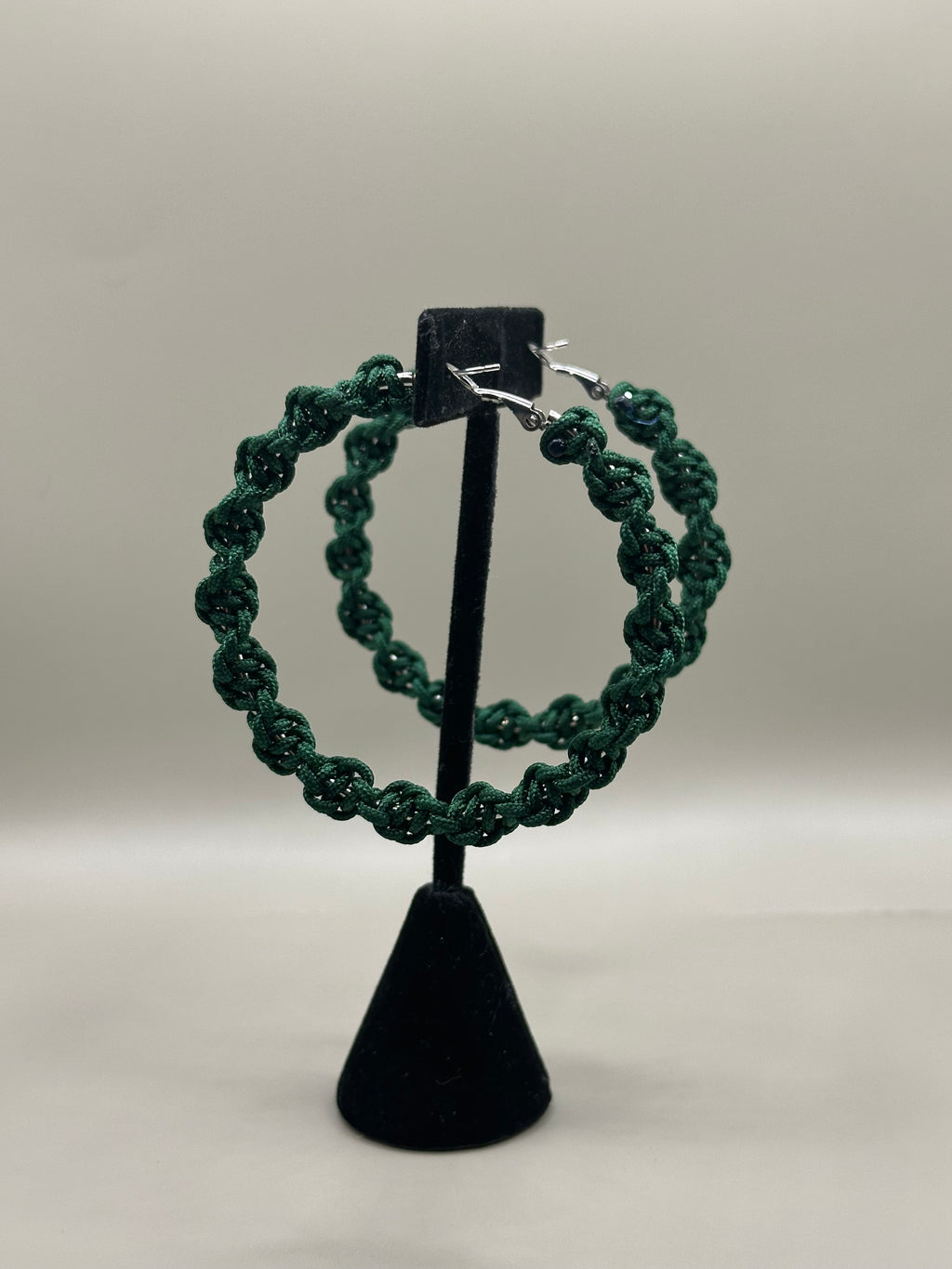 Evergreen Christmas Hoops