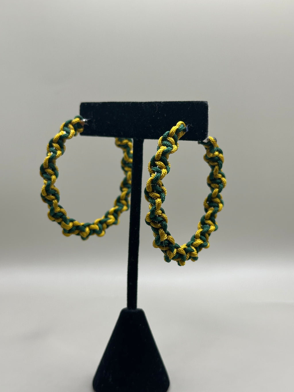 Golden Pine Christmas Hoops