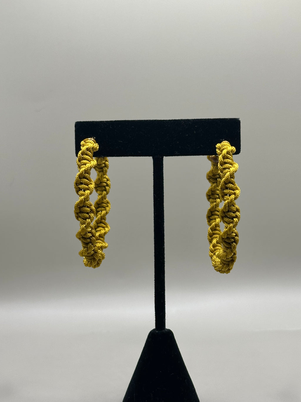 Golden Honey Drops Christmas Hoops