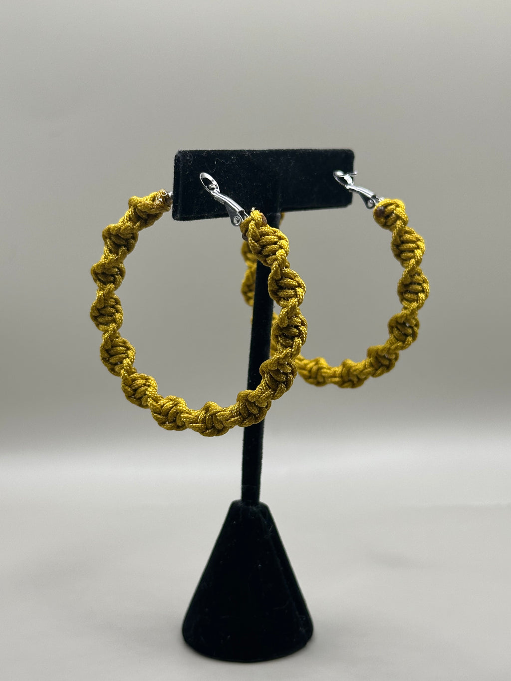 Golden Honey Drops Christmas Hoops