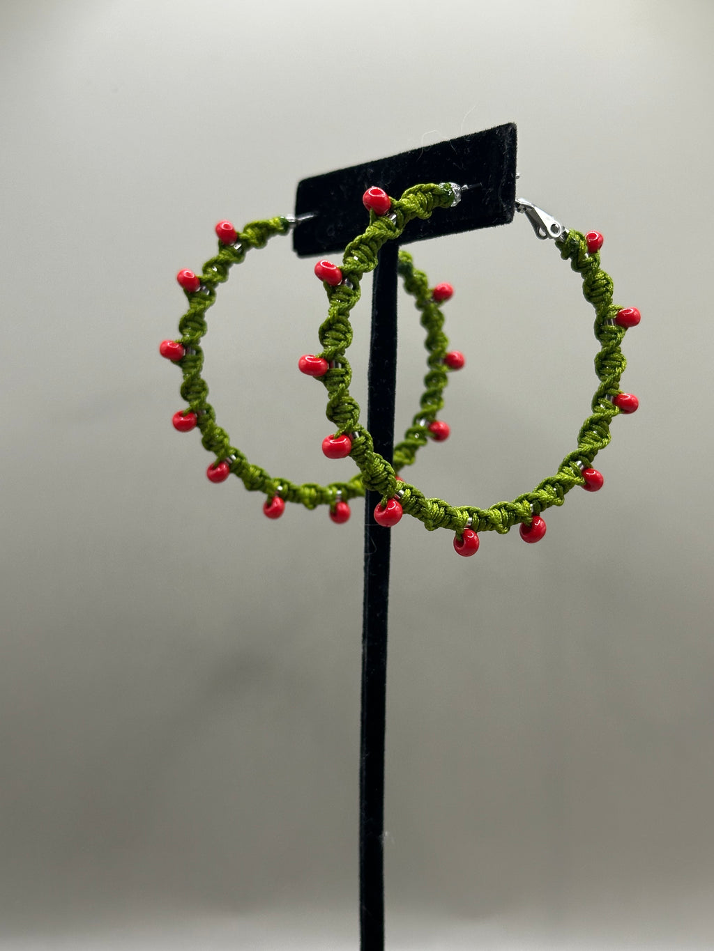 Grinch Hoop Earings