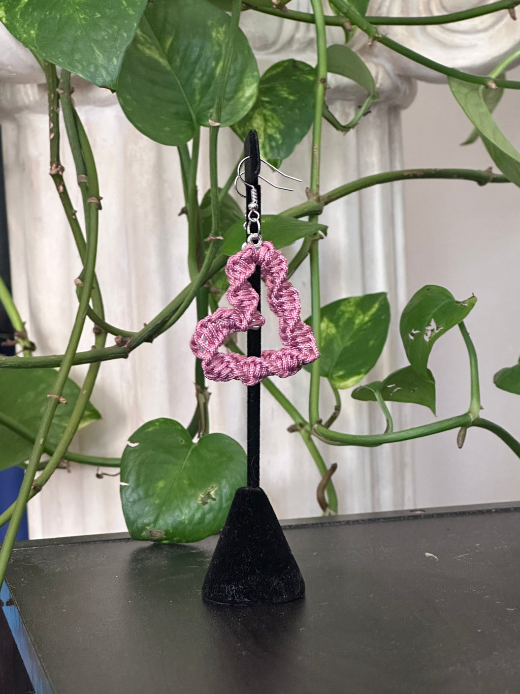 Palo de Rosa Corazon Hoops